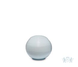 Porseleinen mini urn bol lichtblauw