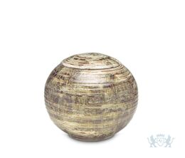 Porseleinen urn natuurlijke kleuren