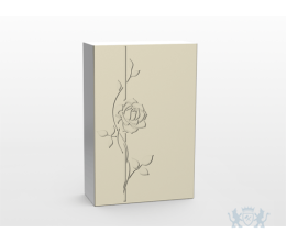 RVS urn DECOR - Roos