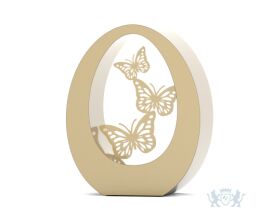 RVS urn vlinders (goud)