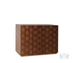Rechthoekige houten urn