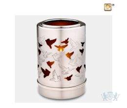 Reflections of Soul Tealight Urn Bru Pewter