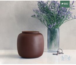 SERES – handgemaakte eco urne in terracotta engobe