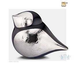 SoulBird Adult Urn Midnight and Hmd Silver