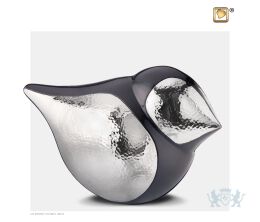 SoulBird Adult Urn Midnight and Hmd Silver