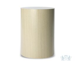 Urn van hout cilindervorm 