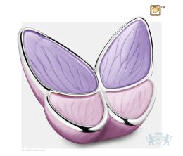 Wings of Hope Adult Urn Pearl Lavender and Pol Silver