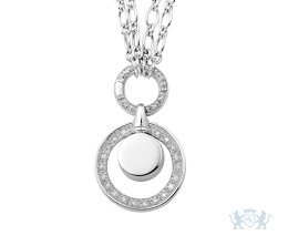 Zilveren dubbele ketting