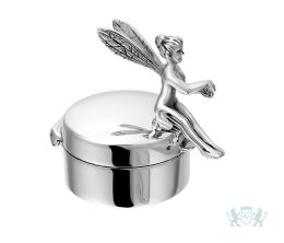 Zilveren mini urn met 'fee' 