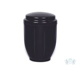 Zwarte aluminium urn
