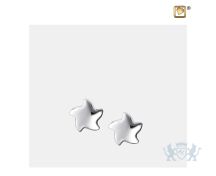 Angelic Star Stud Earrings Pol Silver foto 1