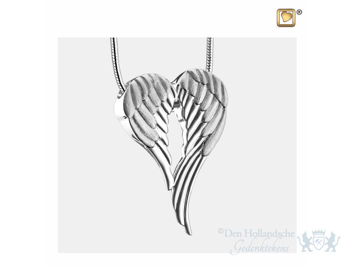 AngelWings Ashes Pendant Pol and Bru Silver foto 1