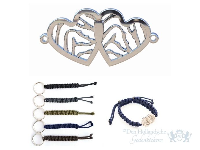Armband Dubbel hart foto 1