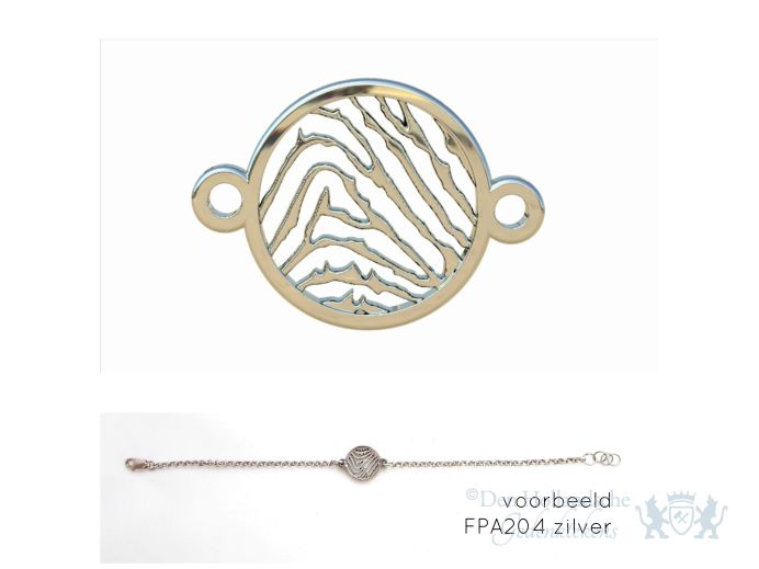 Armband met Jasseron Rond foto 1