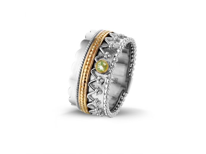 Asring Royals zilver en goud met hars foto 1