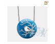 BlessingBirds Ashes Pendant Pearl Blue and Pol Silver foto 1