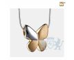Butterfly Ashes Pendant Bru Silver and Gold Vermeil foto 1