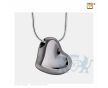Leaning Heart Ashes Pendant Pol and Bru Ruthenium foto 1