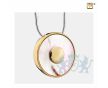 Mother of Pearl Ashes Pendant Pol Gold Vermeil foto 1