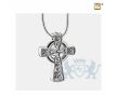CelticCrosswithKnots Ashes Pendant Pol and Bru Silver foto 1