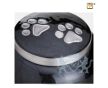 Classic Round Large Pet Urn Midnight and Bru Pewter foto 1
