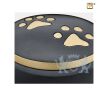 Classic Round Medium Pet Urn Midnight and Bru Gold foto 1