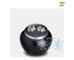 Classic Round Small Pet Urn Midnight and Bru Pewter foto 1