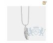Feather Ashes Pendant Pol Silver foto 1