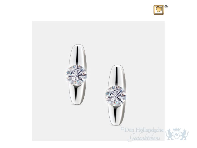 Hope Stud Earrings Pol Silver foto 1