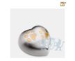 Keepsake Double Paw Heart Pet Urn Bru Pewter foto 1
