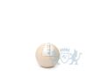 Keramische beige bolvormige urn met wit element | 0.1L foto 1