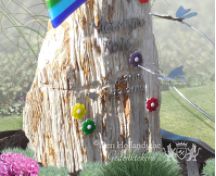 Kindergrafsteen regenboog foto 4