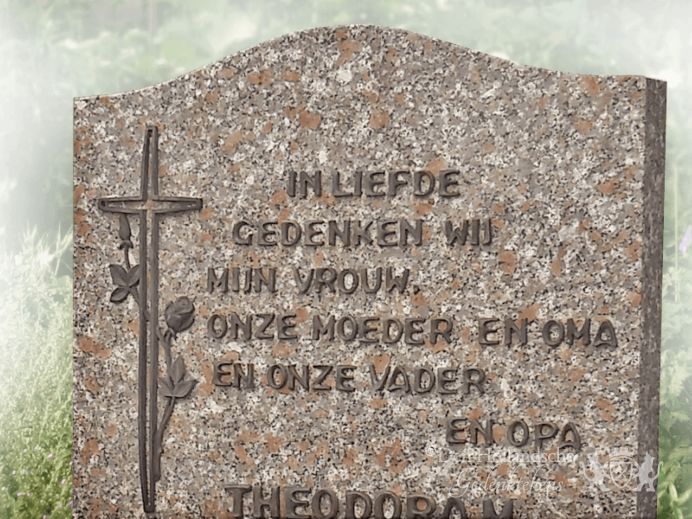 kruis-brons-op-grafmonument-natuursteen.png foto 1