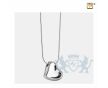 Leaning Heart Ashes Pendant Pol and Bru Silver foto 1