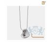 Leaning Heart Ashes Pendant Pol and Bru Silver foto 1