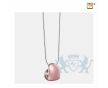 Leaning Heart Ashes Pendant Pol RoseGold Vermeil w/Zirconia foto 1