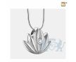 Lotus Ashes Pendant Bru Silver w/Zirconia foto 1