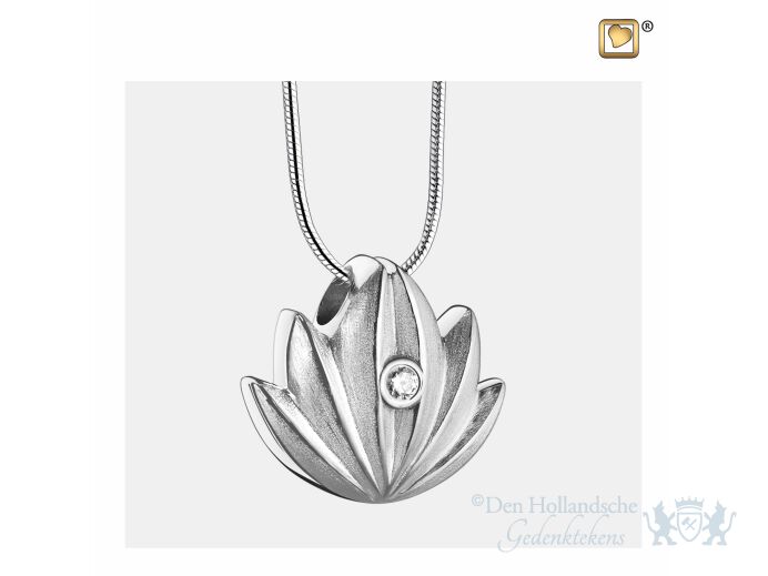 Lotus Ashes Pendant Bru Silver w/Zirconia foto 1