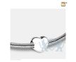 LoveHeart Ashes Bead Pol Silver foto 1