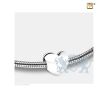 LoveHeart Ashes Bead Pol Silver foto 1