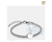 LoveHeart Ashes Bead Pol Silver foto 1