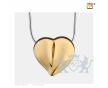 LoveHeart Ashes Pendant Pol Gold Vermeil foto 1