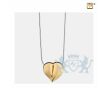 LoveHeart Ashes Pendant Pol Gold Vermeil foto 1