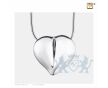 LoveHeart Ashes Pendant Pol Silver foto 1