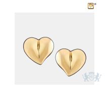 LoveHeart Stud Earrings Pol Gold Vermeil foto 1
