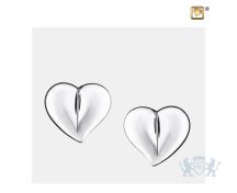 LoveHeart Stud Earrings Pol Silver foto 1