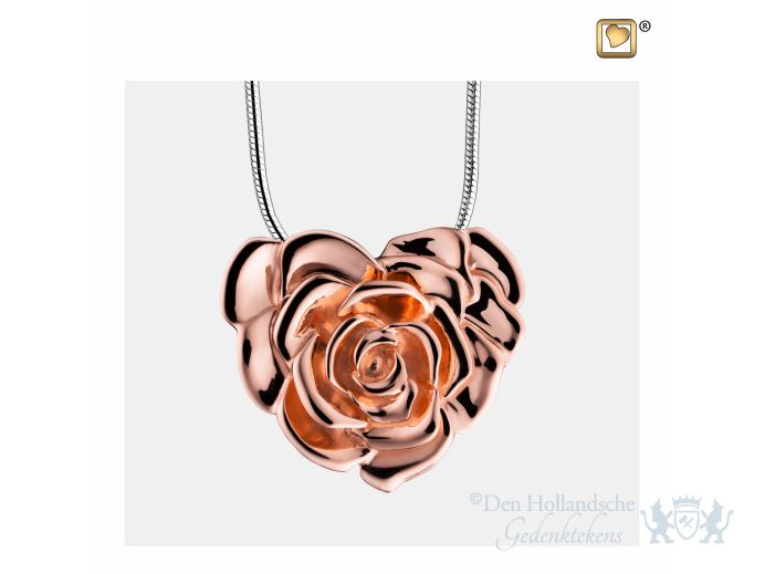 LoveRose Ashes Pendant Pol RoseGold Vermeil foto 1