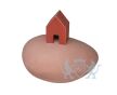  Zielenhuisje urn 0,85L - Roze met rood foto 1