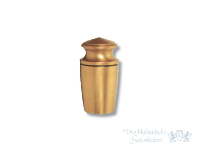 Bronzen mini urn foto 1