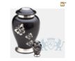 Classic Butterfly Tribute Keepsake Urn Midnight and Bru Pewte foto 1